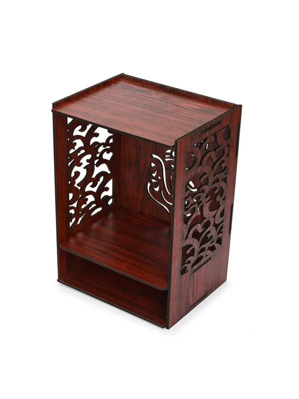 Brown_Wooden_Temple_Singhasan_Pooja_Chowki_Palang_Palna_For_Home/Office