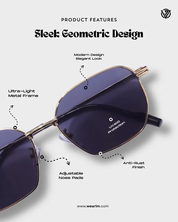 LM_Stratte_Golden_Hexagonal_Metal_Sunglasses_For_Men_&_Women