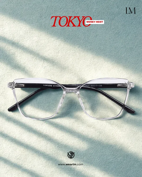 LM_Money_Heist_Glasses_–_TOKYO_|_Cat_Eye_Spectacle_Frames_for_Men_&_Women_|_Stylish_Prescription-Ready_Clear_Eyeglass_Frame