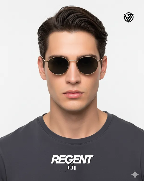 LM_Regent_Gold_Black_Round_Metal_Sunglasses_For_Men_&_Women