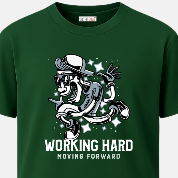 _Regular_Unisex_Royal_Blue_Graphics_T-Shirt,_Muscular_figure_kneeling_text_don_t_give_up_|_SPORTS_MODE