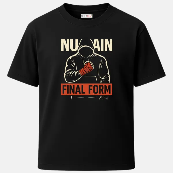 _Regular_Unisex_Black_Graphics_T-Shirt,_Hooded_figure_wrapping_hand_bold_text_final_form_|_SPORTS_MODE