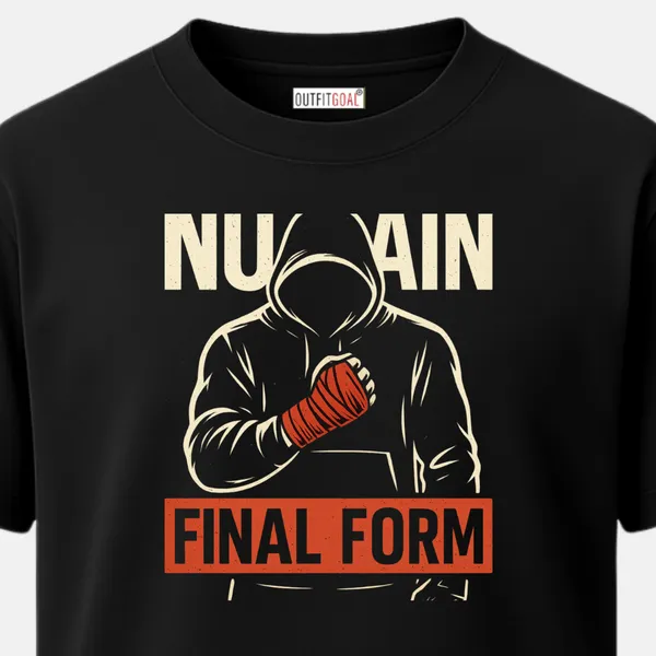_Regular_Unisex_Black_Graphics_T-Shirt,_Hooded_figure_wrapping_hand_bold_text_final_form_|_SPORTS_MODE
