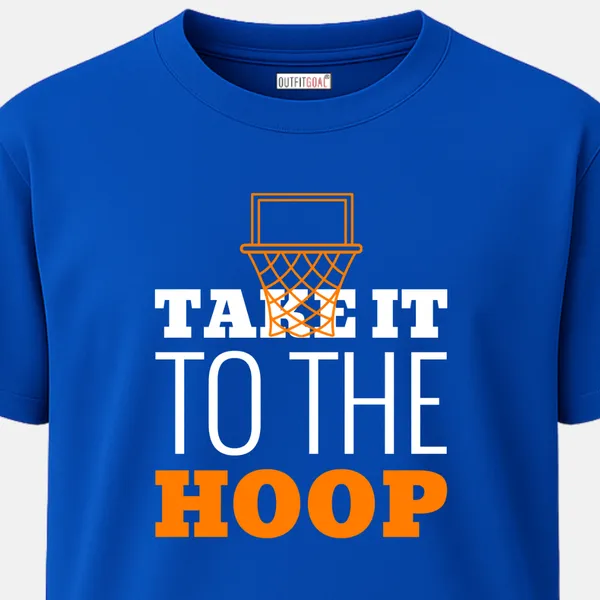 _Regular_Unisex_Royal_Blue_Graphics_T-Shirt,_Basketball_hoop_and_minimal_type_art_take_it_to_the_hoop_|_SPORTS_MODE