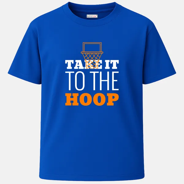 _Regular_Unisex_Royal_Blue_Graphics_T-Shirt,_Basketball_hoop_and_minimal_type_art_take_it_to_the_hoop_|_SPORTS_MODE