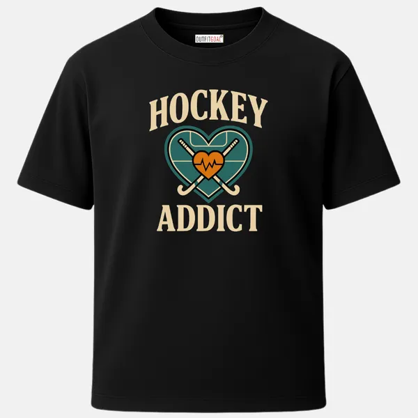 _Regular_Unisex_Black_Graphics_T-Shirt,_Heart_with_hockey_sticks_pulse_line_hockey_addict_|_SPORTS_MODE