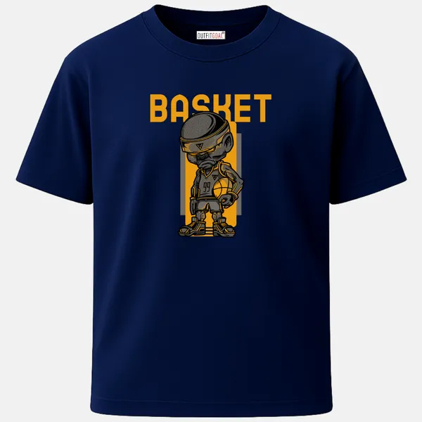 _Regular_Unisex_Navy_Graphics_T-Shirt,_Stylized_basketball_player_character_in_bold_stance_|_SPORTS_MODE