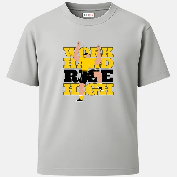 _Regular_Unisex_Grey_Graphics_T-Shirt,_Athlete_celebrating_victory_text_work_hard_high_|_SPORTS_MODE