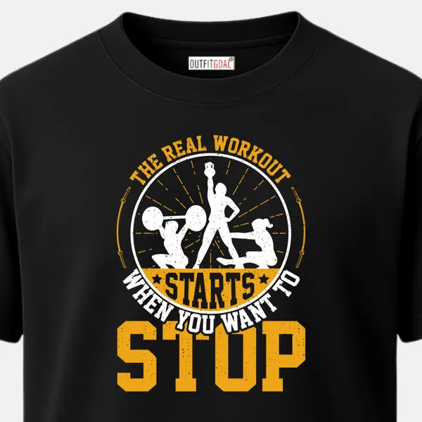 _Regular_Unisex_Navy_Graphics_T-Shirt,_Male_female_silhouette_flexing_bold_quote_just_keep_working_out_until_someone_loves_you_|_SPORTS_MODE