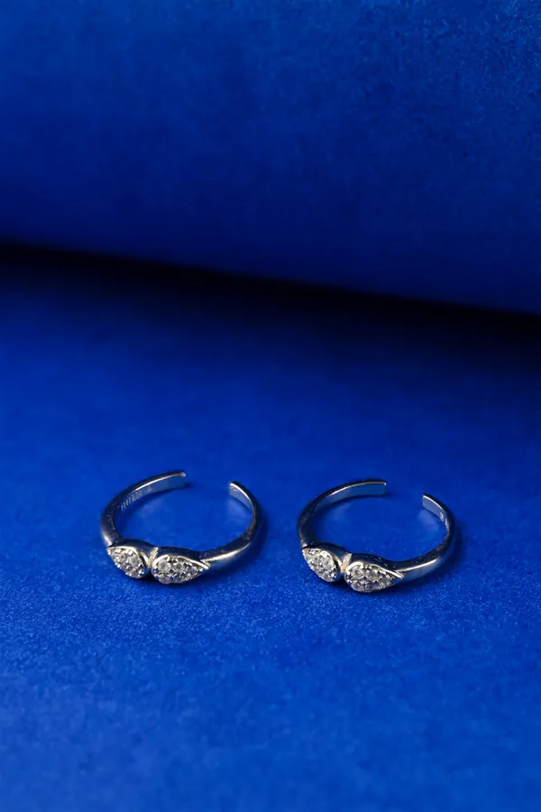 Crystal_Leaf_Duo_Silver_925_Adjustable_Trendy_Toe_Ring_For_Women