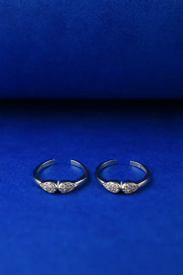 Crystal_Leaf_Duo_Silver_925_Adjustable_Trendy_Toe_Ring_For_Women