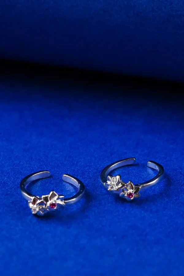 Flower_Spark_Silver_925_Adjustable_Trendy_Toe_Ring_For_Women
