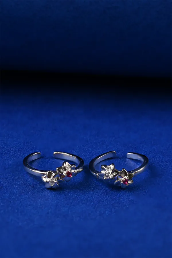 Flower_Spark_Silver_925_Adjustable_Trendy_Toe_Ring_For_Women