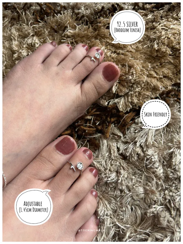 Daisy_Curve_Silver_925_Adjustable_Trendy_Toe_Ring_For_Women