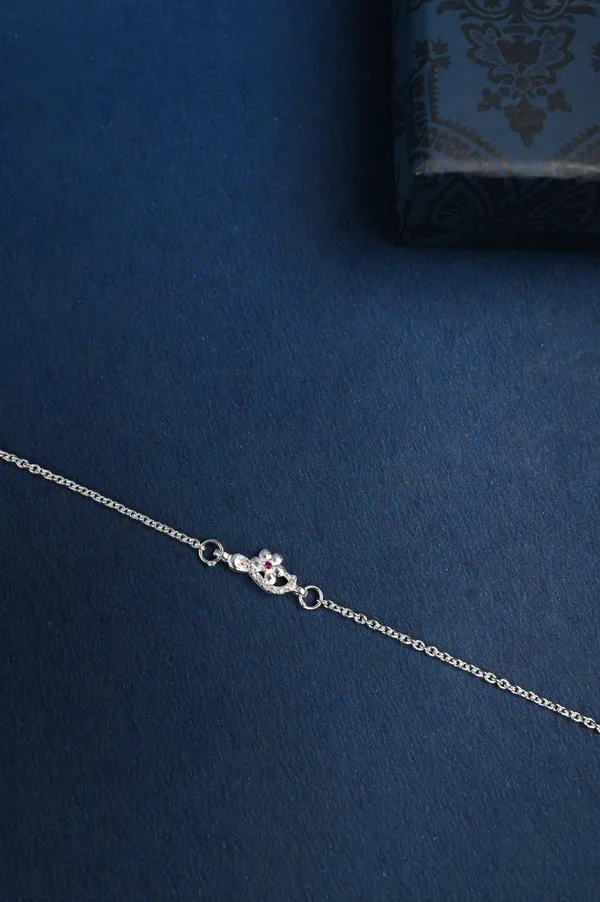Floral_Spark_925_Silver_Single_Anklet_for_Girls