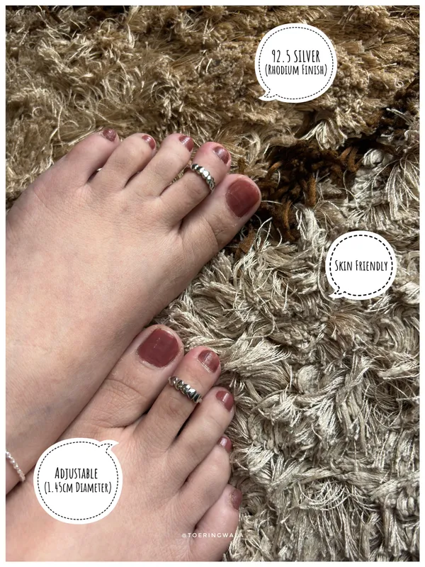 Five_Hearts_Silver_925_Adjustable_Trendy_Toe_Ring_For_Women