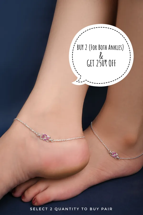 Infinity_Heart_Silver_Single_Anklet_For_Girls