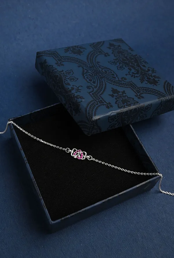 Infinity_Heart_Silver_Single_Anklet_For_Girls