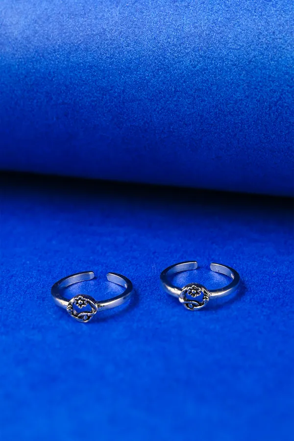 Circle_Blossom_Silver_925_Adjustable_Trendy_Toe_Ring_For_Women
