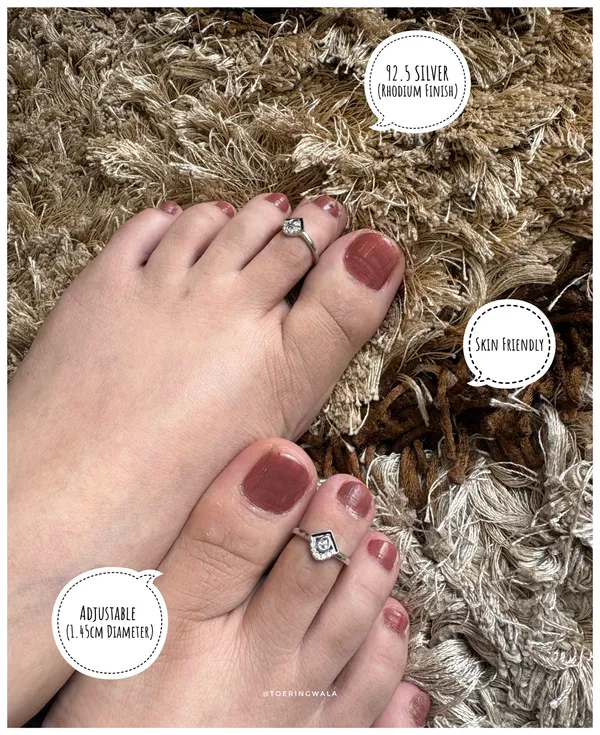 Elegant_Square_Sparkle_Silver_925_Adjustable_Trendy_Toe_Ring_For_Women