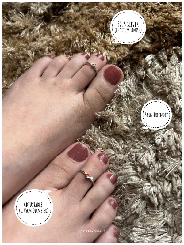 Orange_Garnet_Spark_Silver_925_Adjustable_Trendy_Toe_Ring_For_Women