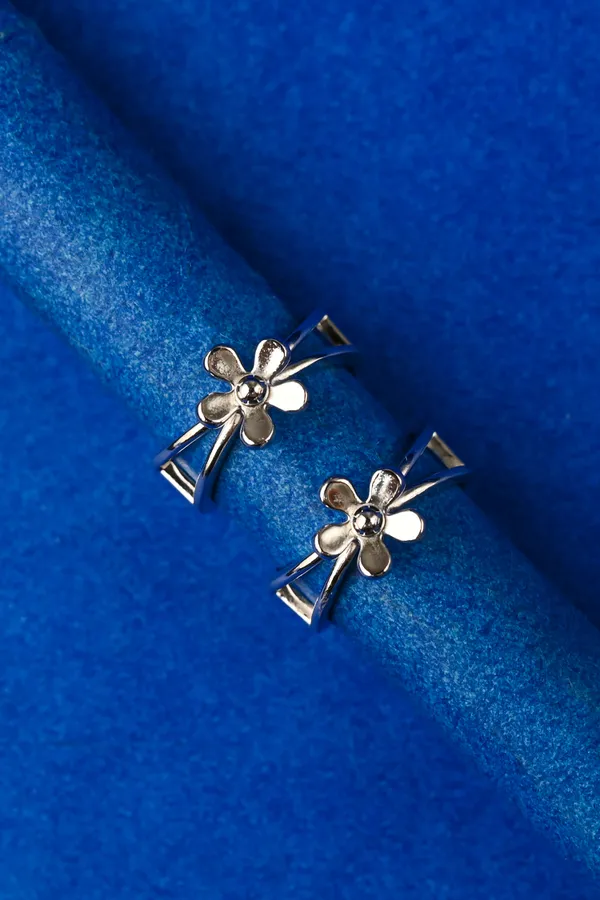 Silver_Daisy_Split_Band_Silver_925_Adjustable_Trendy_Toe_Ring_For_Women
