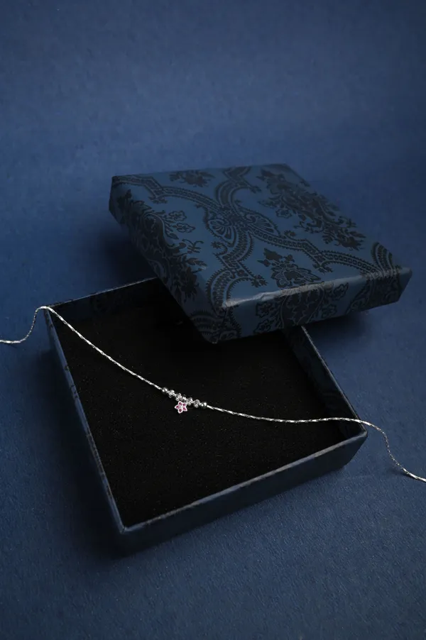 Star_Charm_Bead_925_Silver_Single_Anklet_for_Girls