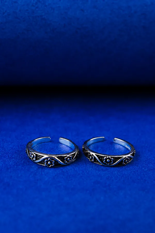 Floral_Band_Silver_925_Adjustable_Trendy_Toe_Ring_For_Women