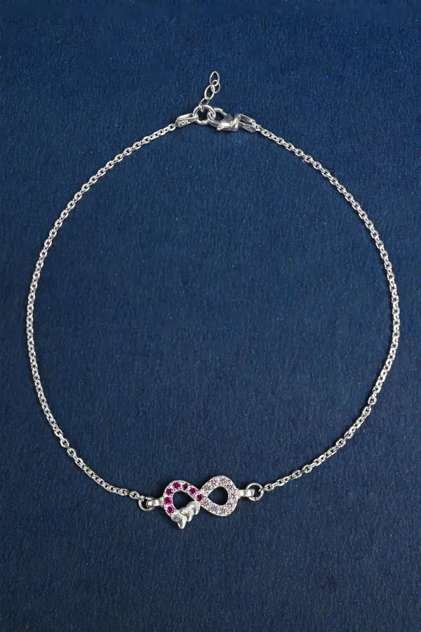 Infinity_Sparkle_925_Single_Silver_Anklet_for_Girls