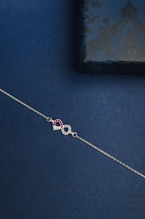 Infinity_Sparkle_925_Single_Silver_Anklet_for_Girls