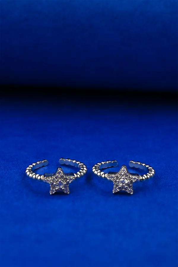 Beaded_Star_Silver_925_Adjustable_Trendy_Toe_Ring_For_Women