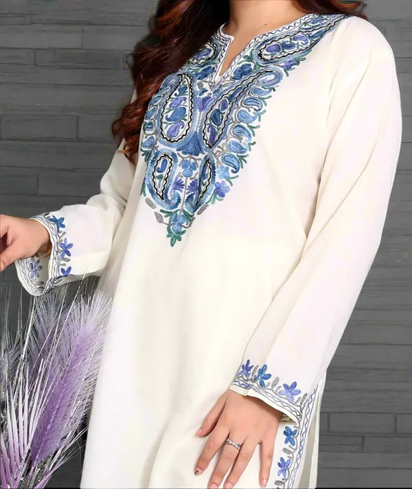 White_Pasley_Design_Aari_Embroidered_Co_Ord_Set_Ruby_Cotton