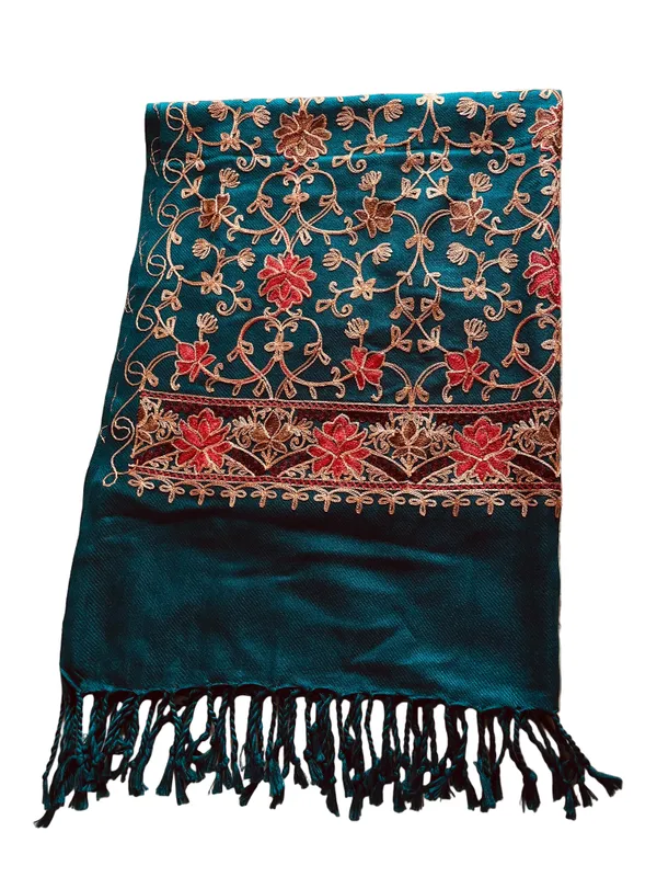Green_Shawl_Aari_Embroidered_Kashmiri_Woolen_Shawl_Ladies_Shawl_Default_Title