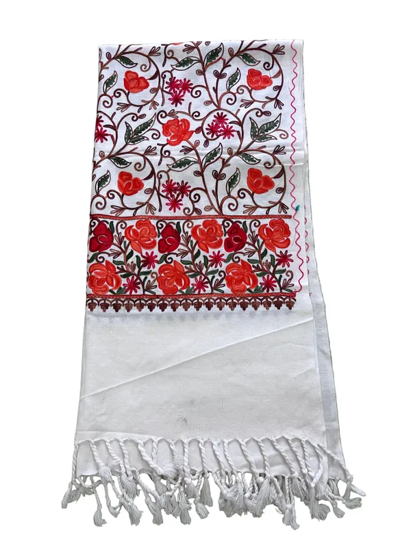 White_Embroidered_Shawl_Aari_Embroidered_Kashmiri_Woolen_Shawl_Ladies_Shawl_Default_Title