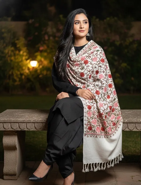 Kashmiri_Embroidered_White_Shawl_White_Multicolor_Aari_Embroidered_Default_Title