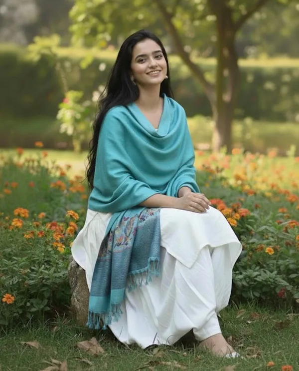 Blue_Teal_Kashmiri_Stole_Kani_Paaldaar_Self_Woven_Kani_Tussar_Silk_Stole_Default_Title