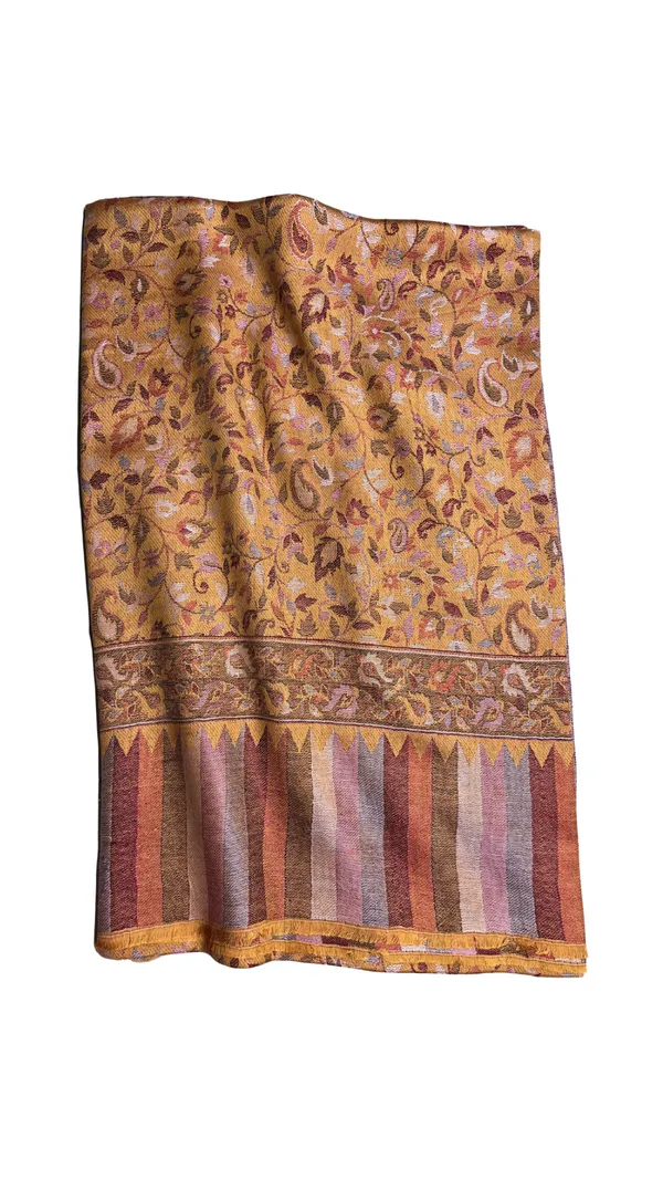 Premium_Tussar_Silk_Full_Shawl_Golden_Kaani_Silk_Shawl_Self_Woven_Kaani_Tussar_Silk_Shawl_Default_Title