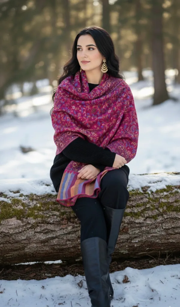 Premium_Tussar_Silk_Full_Shawl_Red_Kaani_Silk_Shawl_Self_Woven_Kaani_Tussar_Silk_Shawl_Default_Title