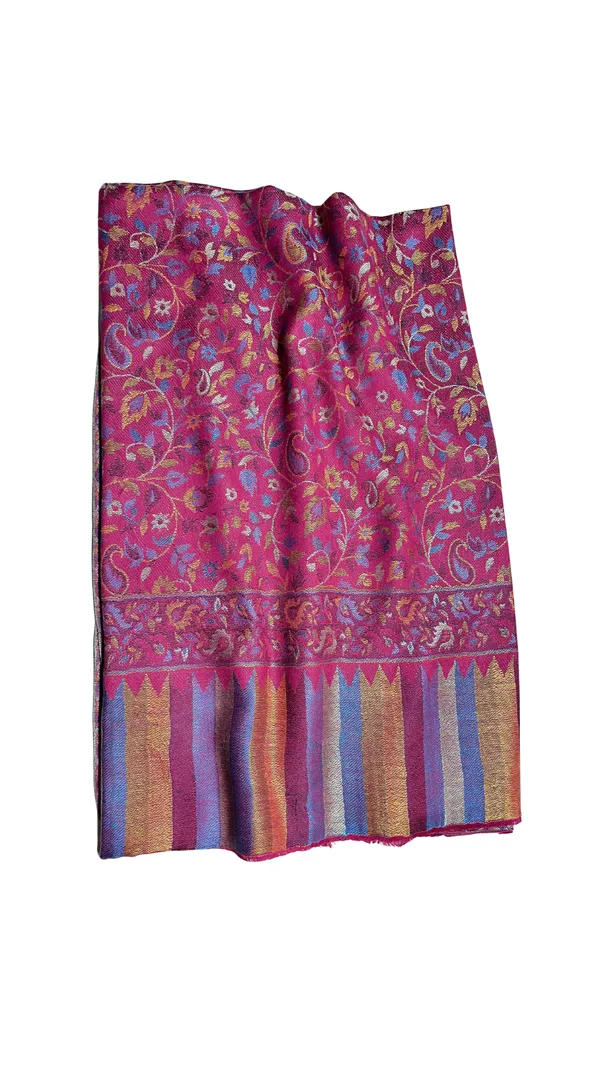Premium_Tussar_Silk_Full_Shawl_Red_Kaani_Silk_Shawl_Self_Woven_Kaani_Tussar_Silk_Shawl_Default_Title