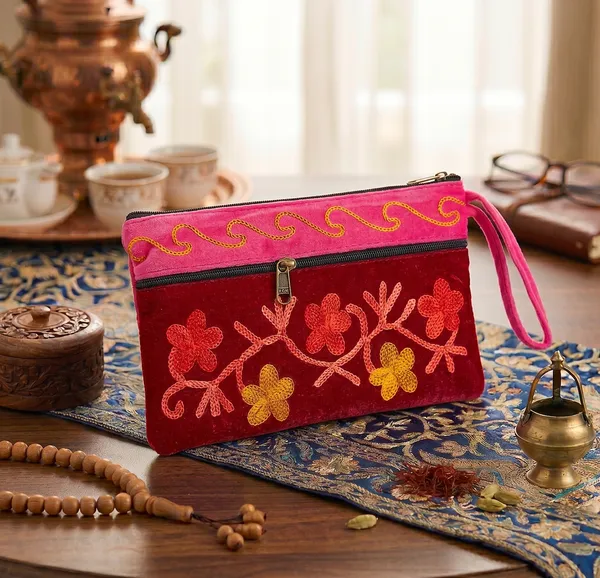 Elegant_Velvet_Kashmiri_Embroidered_Utility_Pouch_Wristlet_Rose_Crimson_Shades_Default_Title