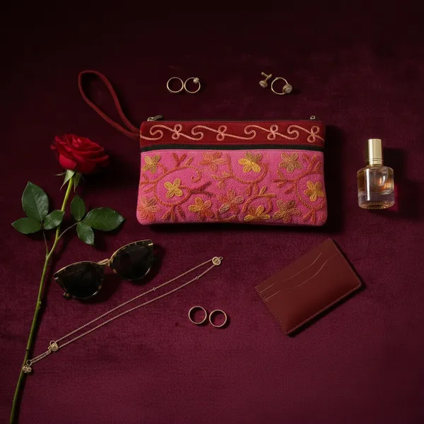 Elegant_Velvet_Kashmiri_Embroidered_Utility_Pouch_Wristlet_Fuchsia_Wine_Shades_Default_Title