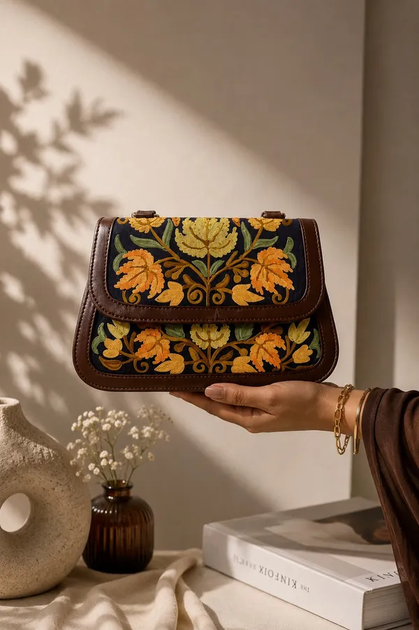 Premium_Chocolate_Brown_Kashmiri_Aari_Embroidered_Floral_Sling_Bag_With_Detachable_Adjustable_Strap_Default_Title