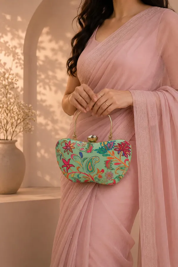 Mint_Green_Kalamkari_Embroidered_Clutch_Premium_Wedding_Party_Handbag_Default_Title