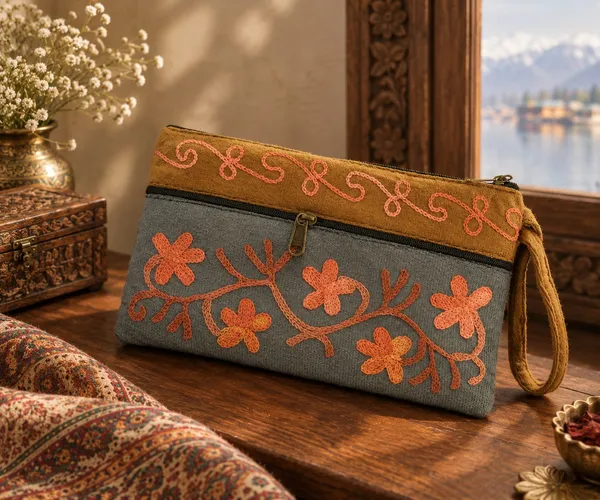 Elegant_Velvet_Kashmiri_Embroidered_Utility_Pouch_Wristlet_Grey_Camel_Default_Title