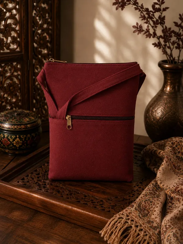 Four_Zipper_Kashmiri_Embroidered_Velvet_Pouch_Maroon_Default_Title