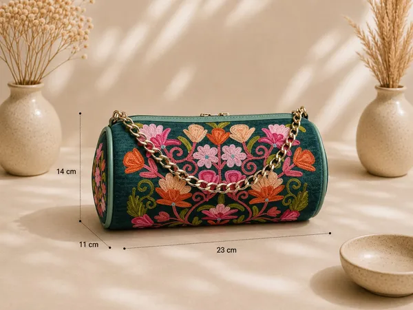 Zaria_Dholki_Bag_Kashmiri_Aari_Embroidered_Occasion_Bag_Pine_Green_Default_Title