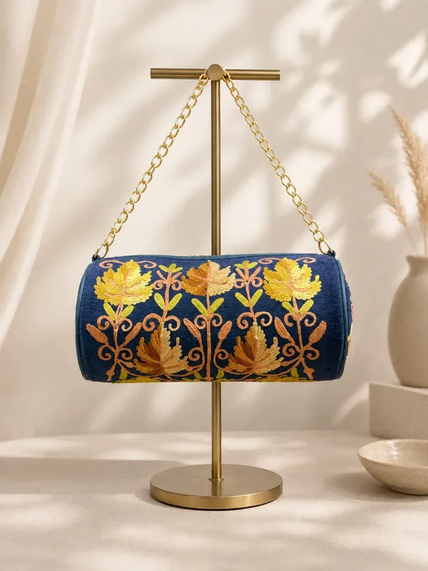 Zaria_Dholki_Bag_Kashmiri_Aari_Embroidered_Occasion_Bag_Midnight_Navy_Blue_Default_Title