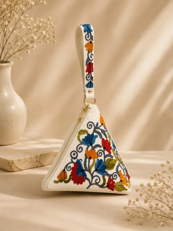 Signature_Aari_Triangle_Potli_Bag_Floral_Embroidery_White_Default_Title