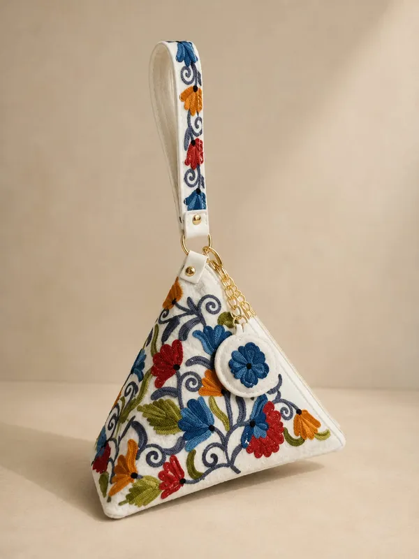 Signature_Aari_Triangle_Potli_Bag_Floral_Embroidery_White_Default_Title
