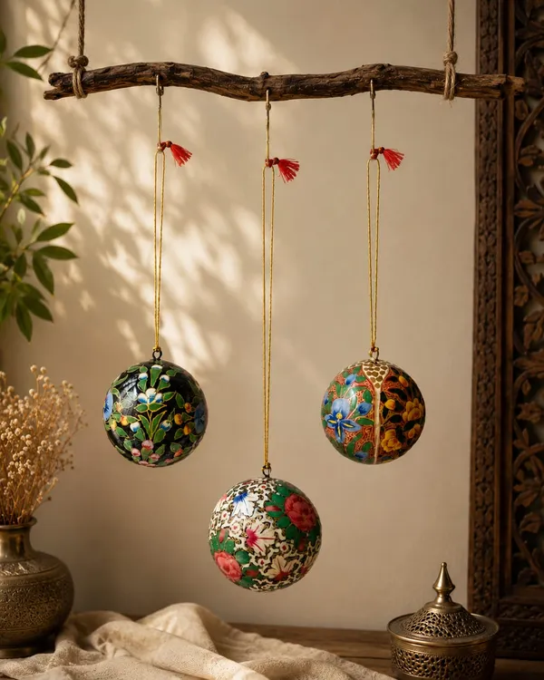 Kashmiri_Paper_Mache_Decorative_Balls_Handmade_Set_Of_3_Default_Title
